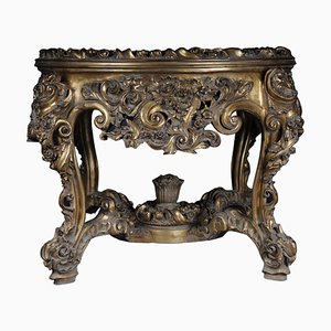 Impressive Salon Table Louis Quinze Xv, Gold