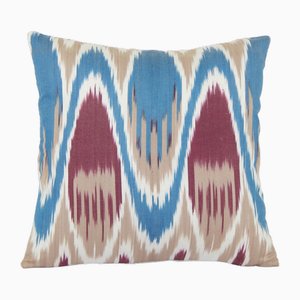 Uzbek Ikat Cushion Cover