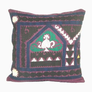 Uzbek Suzani Cushion Cover