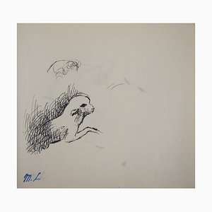 Marie Laurencin, Agnello, Disegno a inchiostro originale