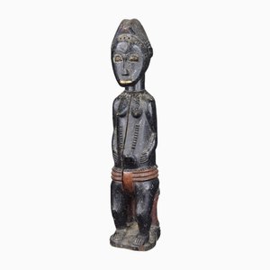 Ivory Coast Baoulé Statue of Queen, Mid-20th Century