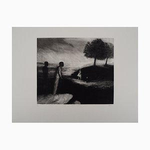 Richard Davies, The Belvedere, Original Etching