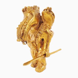 Kolumbianische Taïrona Tumbaga Statuette des Tapirkriegers