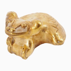 Colombian Taïrona Tumbago Statuette of Amazon Jaguar