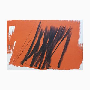 Hans Hartung, Farandole VIII, 1971, Original Lithographie