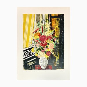 Moise Kisling, Bouquet de Fleurs, 1952, Litografía