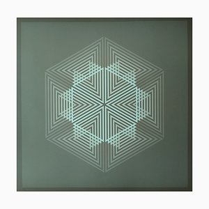 Jim Bird, Tribute to Vasarely 3, 1972, Photolithograph