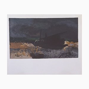 Georges Braque, Barque sur les galets, Mid-20th Century, Lithograph