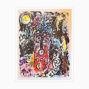 Marc Chagall, Mother and Child Notre Dame, 1952, Original Lithograph