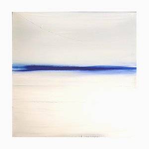 Benoit Guerin, Meer, Kobaltblau, 2023, Acryl auf Leinwand