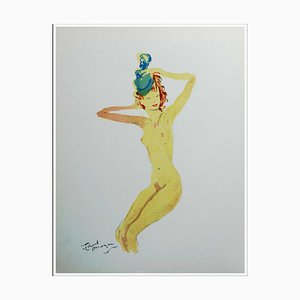 Jean Gabriel Domergue, La Parisienne III, 1956, Original Lithograph