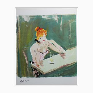 Jean Gabriel Domergue, La Parisienne V, 1956, Lithographie Originale