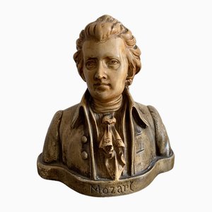 Busto de Mozart, década de 1800