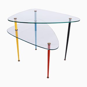 Mid-Century Italian Side Table Arlecchino by Edoardo Paoli for Vitrex, 1950s
