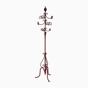 Lacquered Iron Coat Stand, 1950s