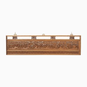 Antique Carved Daybed Rail, 1860