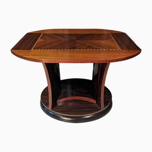Art Deco Mahogany Side Table, 1950s