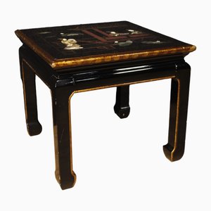 Table Basse en Bois avec Chinoiserie, 1960