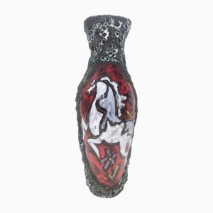 Vintage Fat Lava Earthenware Vase attributed to Giulianelli for Ceramiche San Marino, 1950s