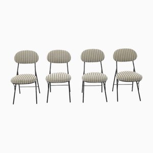 Vintage Metal Chairs by Amma of Turin, 1960s, Set of 4