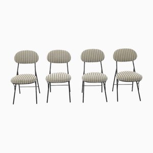 Vintage Metallstühle von Amma of Turin, 1960er, 4er Set