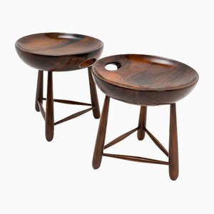 Mocho Stools by Sergio Rodrigues for Oca, 1950s, Set of 2