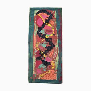 Dutch Expressive Multi Color Hand Woven Tapestry, 1961