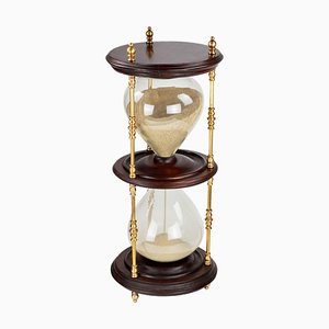 Large Hourglass in Metal and Wood