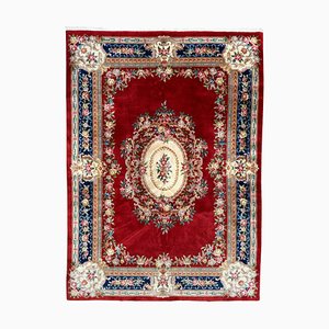 Grand Tapis Style Savonnerie Vintage, Chine, 1980s