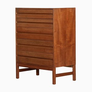 Cajonera sueca Mid-Century de teca