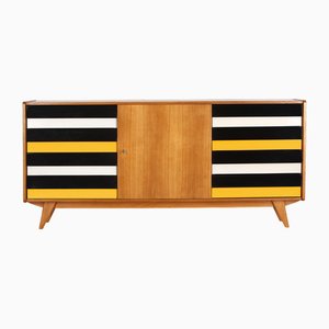Mid-Century Sideboard with Wooden Drawers from Interier Praha, 1960s