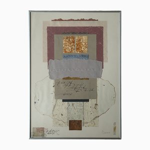 Composition, Color Lithograph on Fabriano Paper, Framed