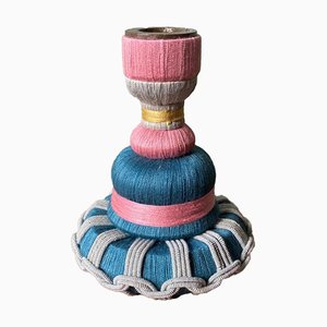 Candleholder in Fabric by Miho