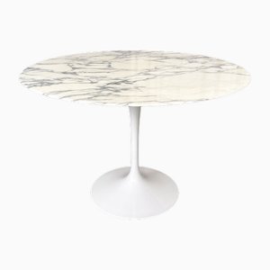 Tulip Dining Table in Arabescato Marble by Eero Saarinen for Knoll International, United States, 1960s
