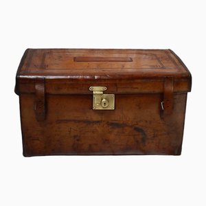 Victorian Leather Boot Trunk from Peal & Co., 1880s