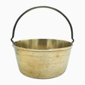 Georgian English Brass Jan pan, 1800s