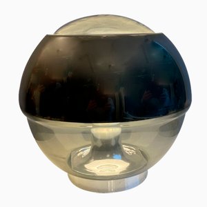 Space Age Tischlampe aus Verspiegeltem Glas & Chrom von Peill & Putzler, 1970er