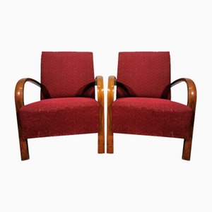 Armchairs by Jindrich Halabala for Up Závody, 1960s, Set of 2