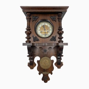 Antique German Wall Clock, 1890