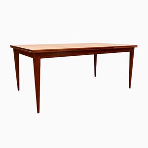 Großer ausziehbarer dänischer Esstisch, Mid-Century Modern Design aus Teak von Niels O. Møller für jl Møller, Dänemark, 1950er