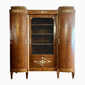 Louis XVI Style Cabinet in Precious Wood Marquetry, 1890s