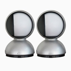 Eclisse Table Lamps by Vico Magistretti for Artemide, 1960s, Set of 2