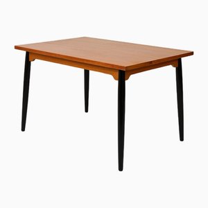 Vintage Dining Table with Black Legs, 1960s