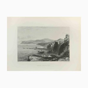 Edward Frencis Finden, Robin Hood's Bay, grabado, 1845