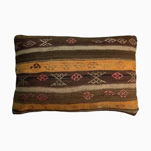 Housse de Coussin Vintage Fait Main, Turquie, 1970s