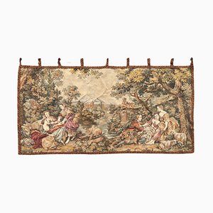Vintage French Aubusson Style Jaquar Tapestry, 1970s