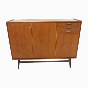 Scandinavian Sideboard in Beech and Teak, 1960