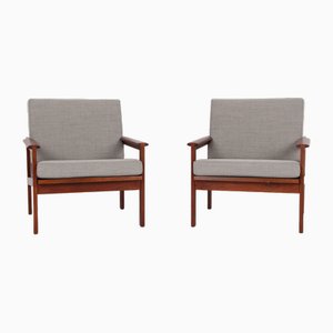 Set of Armchairs by Illum Wikkelsø for Niels Eilersen, 1950s