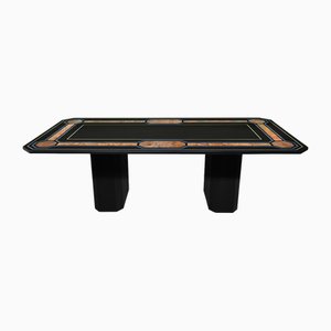 Jewish Lunch Table with Slate Inlay by Cubioli for Cupioli Living