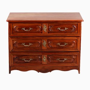 Late Baroque Chest of Drawers in Walnut, 1780s